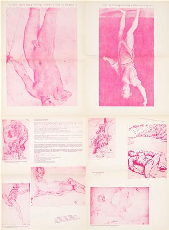 CORRADO LEVI (1936-) [Two Tabloid Zines]